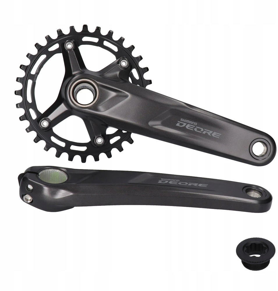 „Shimano DEORE“ švaistiklis FC-M5100-1 10/11 pavarų 170,0 mm 32 dantukai Spalvota serija