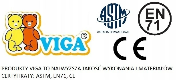 Viga LITERKI MAGNESY drewniane litery su magnesem do nauki czytania na lodówkę