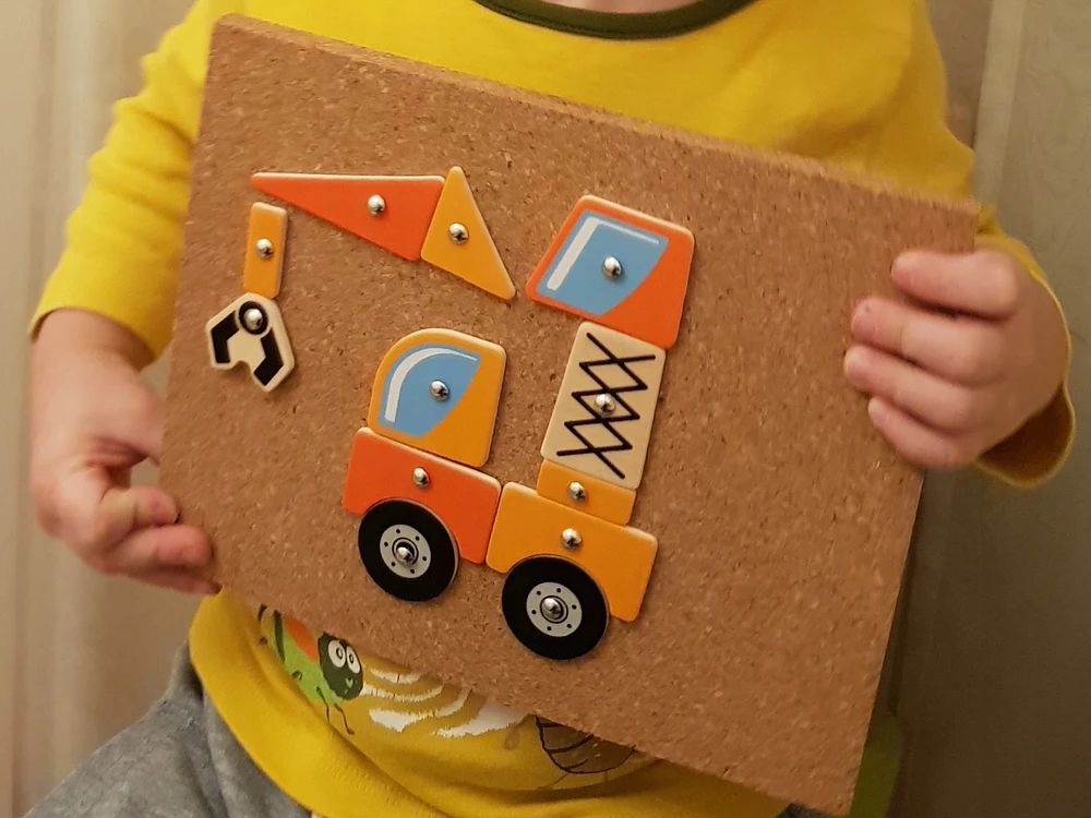Viga Toys Medinė Priešpaskaita Statybos Transportas 45 Elementai