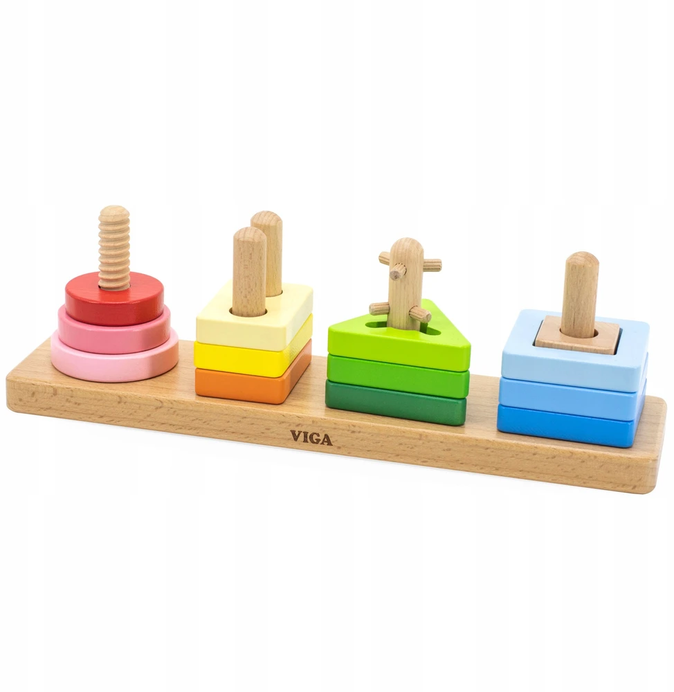 Viga Medinė Geometrinė Šalims Sorter Labirintas