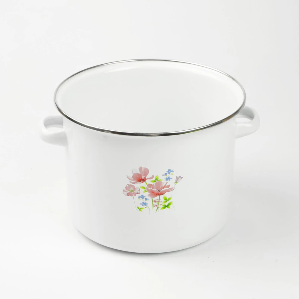 Viking EMALINIS PUODAS, AUKŠTAS, INDUKCINIS, DEKORUOTAS, 20cm, 4,5L, TISIUS JUNGTIS