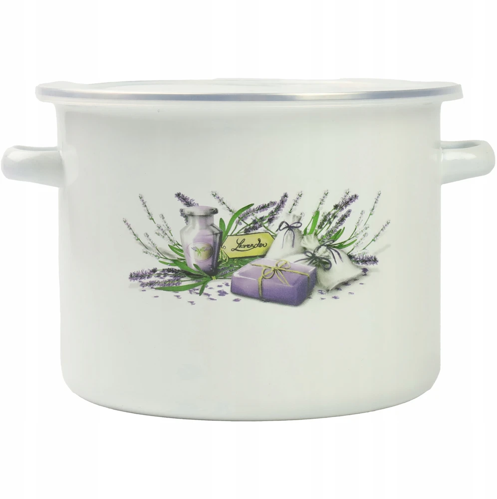 Viking EMALINIS PUODAS DIDELĖS DUJŲ INDUKCIJOS 20 cm 4,5 L LEVENDŲ PAPRASTAS SMOOTH