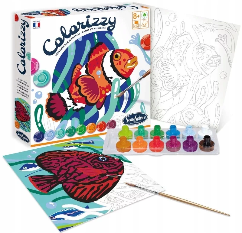 Vilac Kūrybinis spalvinimo rinkinys „Colorizzy Povandeninis pasaulis”