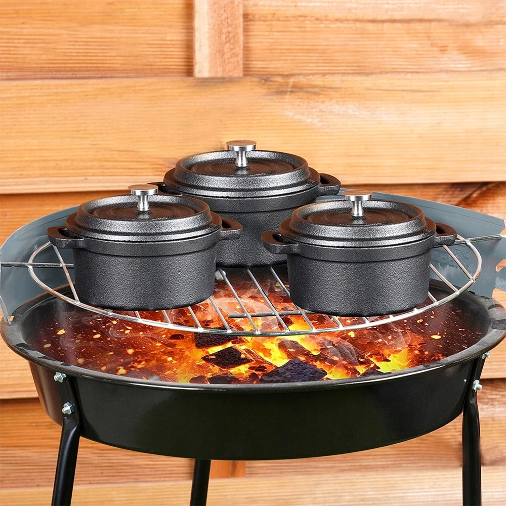 Vilde 4x ketaus puodas, puodas, indas, ramekinas, patiekimui, gratina, 250 ml