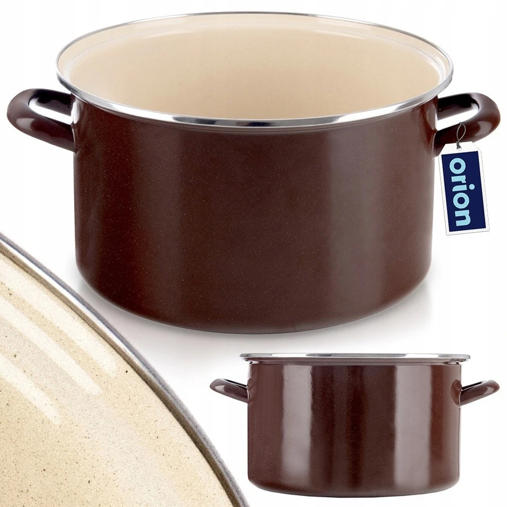 Vilde DIDELIS EMALINIS PUODAS TRADICINĖMS DUJŲ ĮVEDIMUI 32cm 11,5L