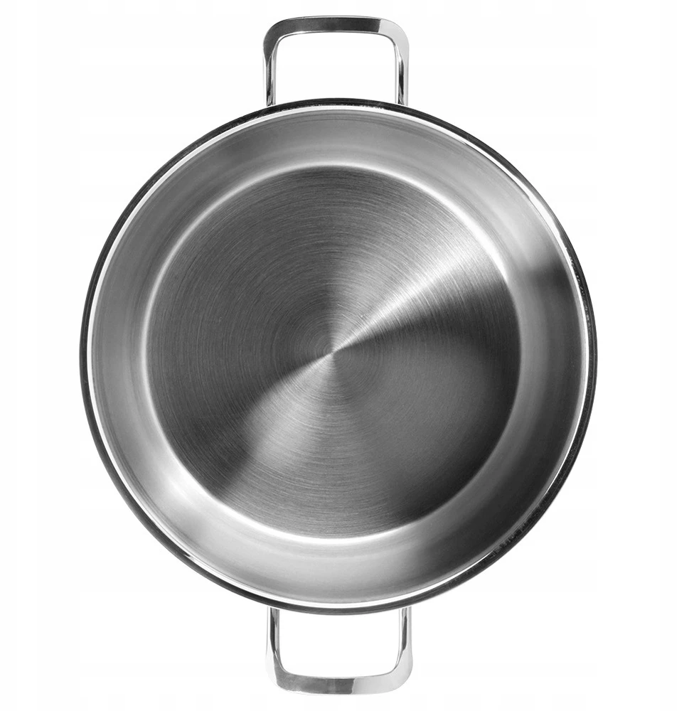 Vilde DIDELIS GASTRONOMINIS PLIENINIS PUODAS SU KEPIMO DANGIU 10L 26cm