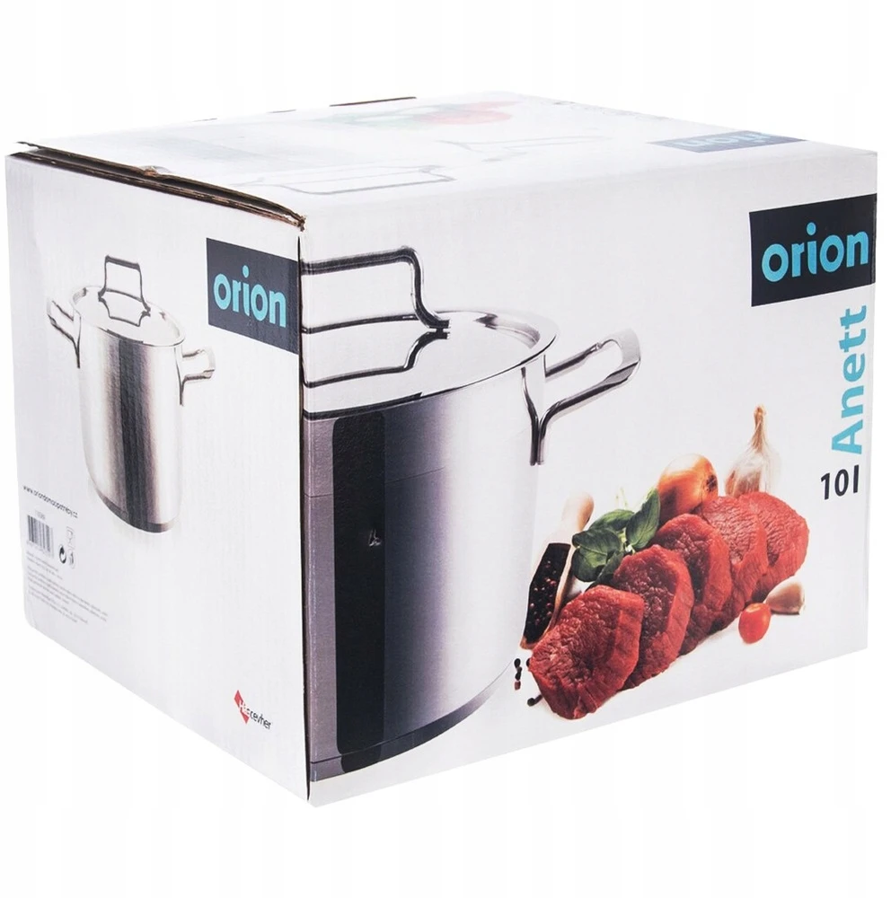 Vilde DIDELIS GASTRONOMINIS PLIENINIS PUODAS SU KEPIMO DANGIU 10L 26cm