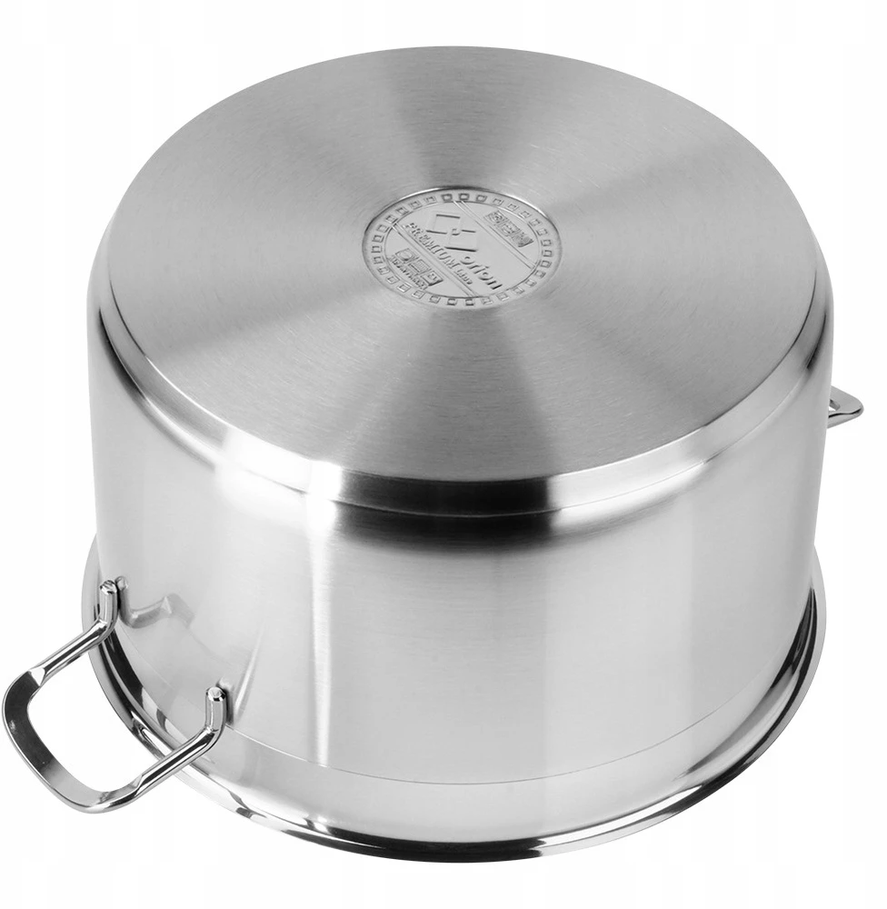 Vilde DIDELIS ORION PUODAS SU dangteliu, NERŪDijantis PLIENAS 26 CM 8,2L PREMIUM