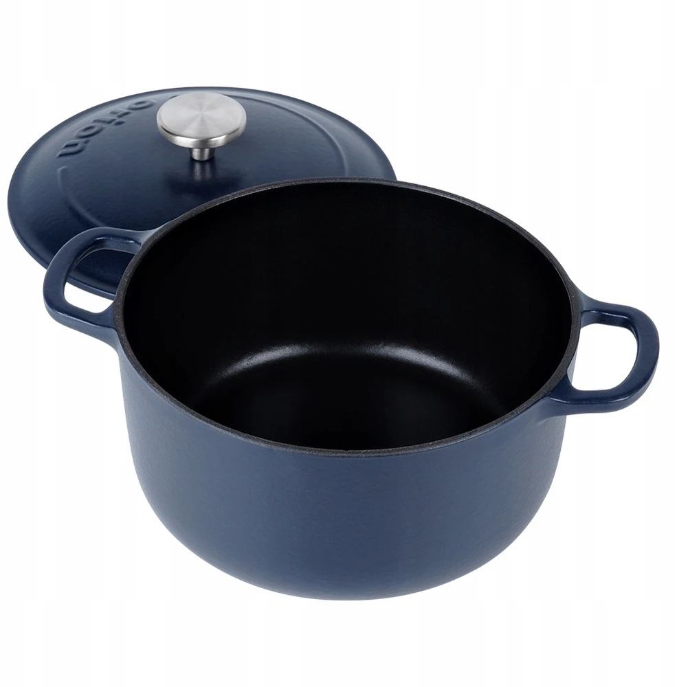 Vilde EMALINIS KETUS PUODAS SU KEJUMO DANGČIU LIETUS 22cm 3,3L