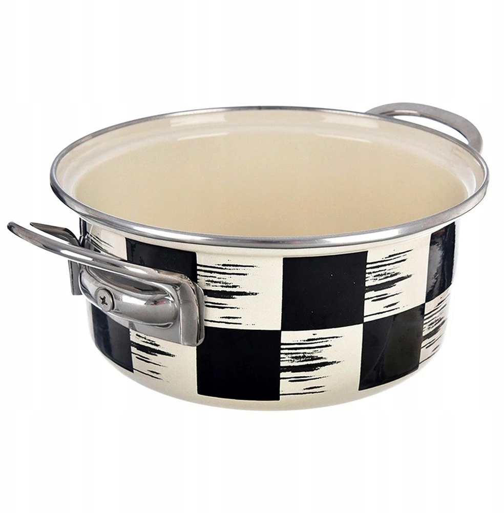 Vilde EMALINIS PUODAS DUJŲ IŠVEDIMUI TRADICINIS EMALIS 18cm 1,5L