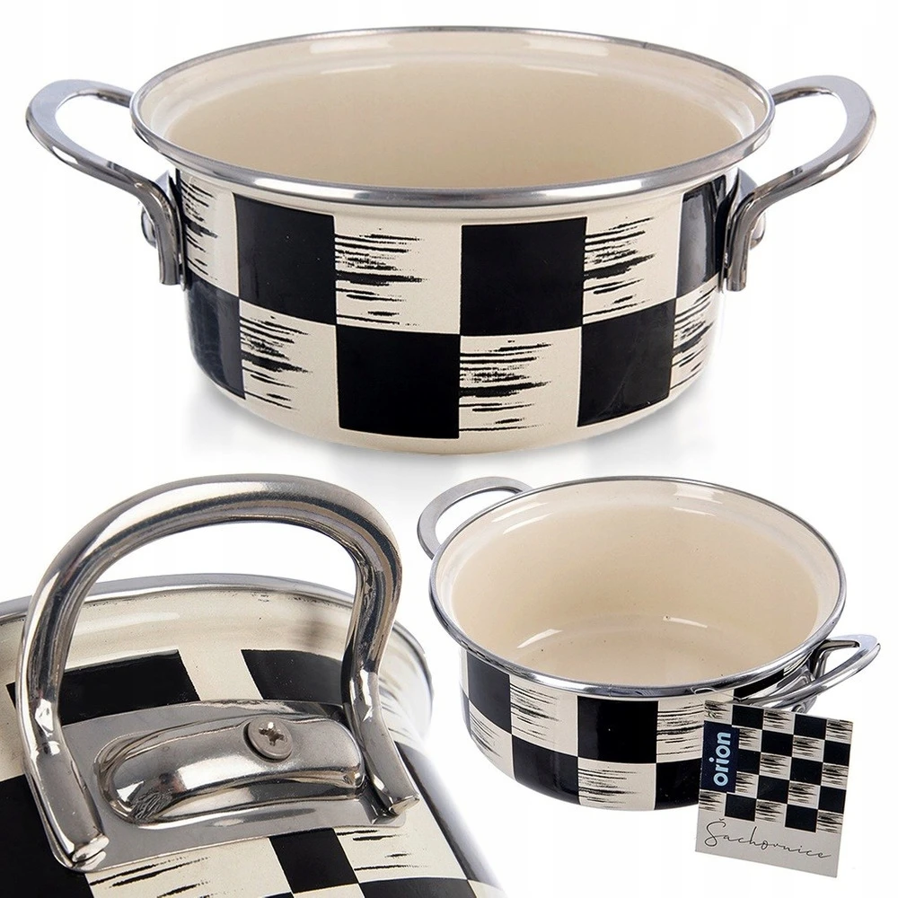 Vilde EMALINIS PUODAS DUJŲ IŠVEDIMUI TRADICINIS EMALIS 18cm 1,5L