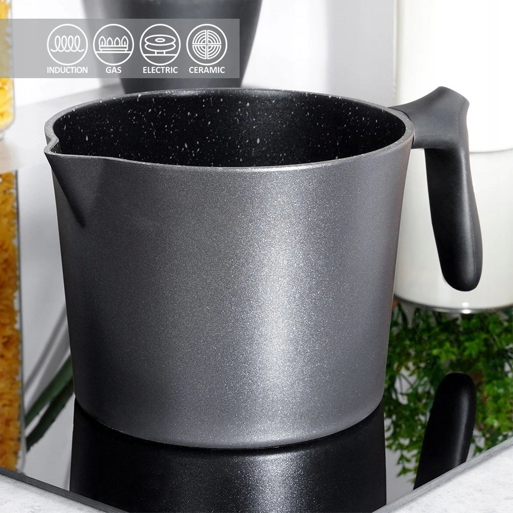 Vilde Granitinis pienui puodas su snapeliu, 2.2l, visoms viryklėms