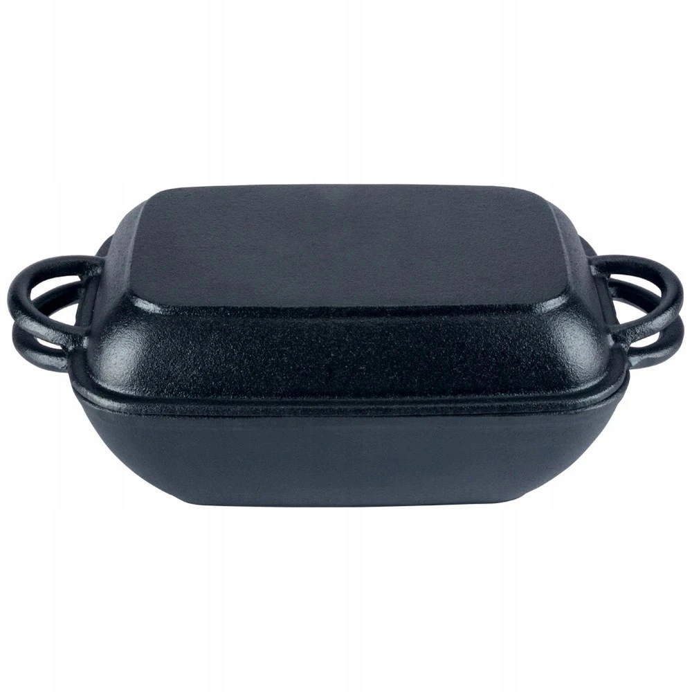 Vilde Ketaus puodas 3.5L ir dangtis «Grilis» keptuvė 1.5L | mod. 279010