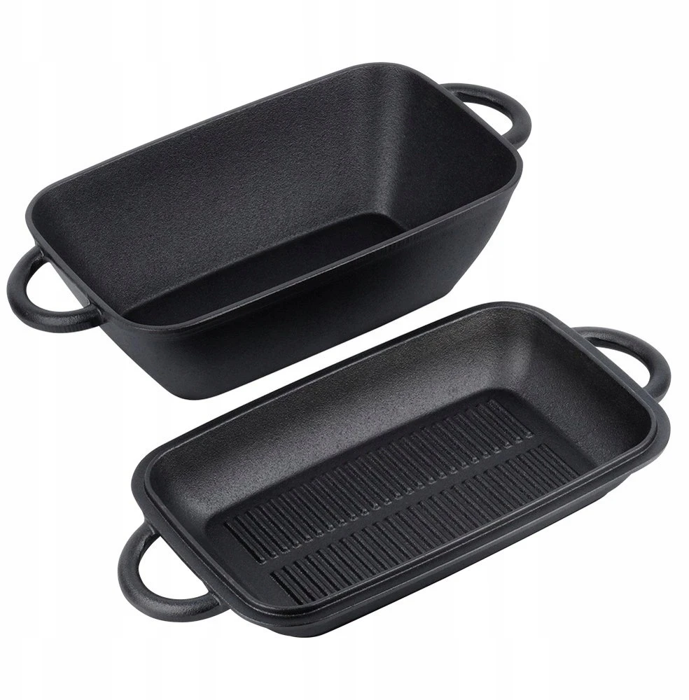 Vilde Ketaus puodas 3.5L ir dangtis «Grilis» keptuvė 1.5L | mod. 279010