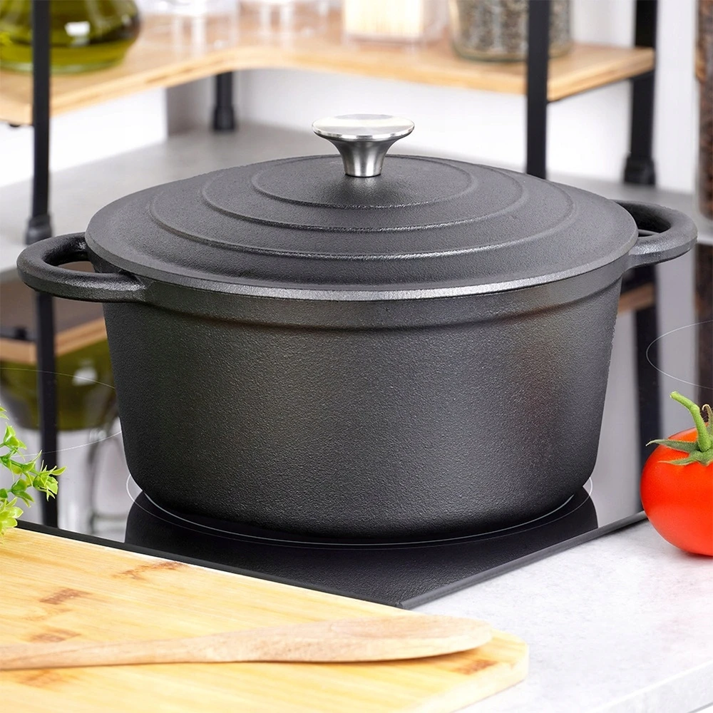Ketaus puodas su dangčiu Vilde Cast Line 24 cm, 3,9 l