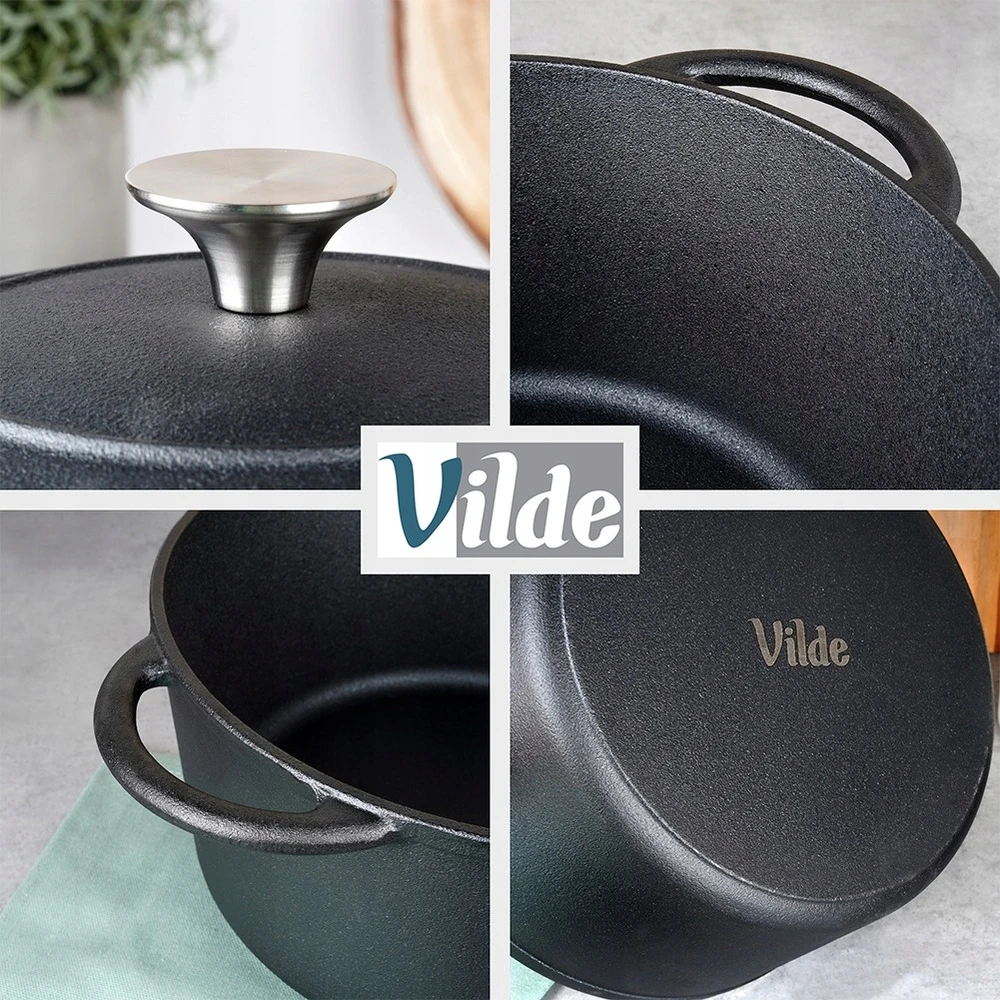 Vilde Maysternya Ketaus puodas 5 L (su ketaus dangčiu) | mod. 199075