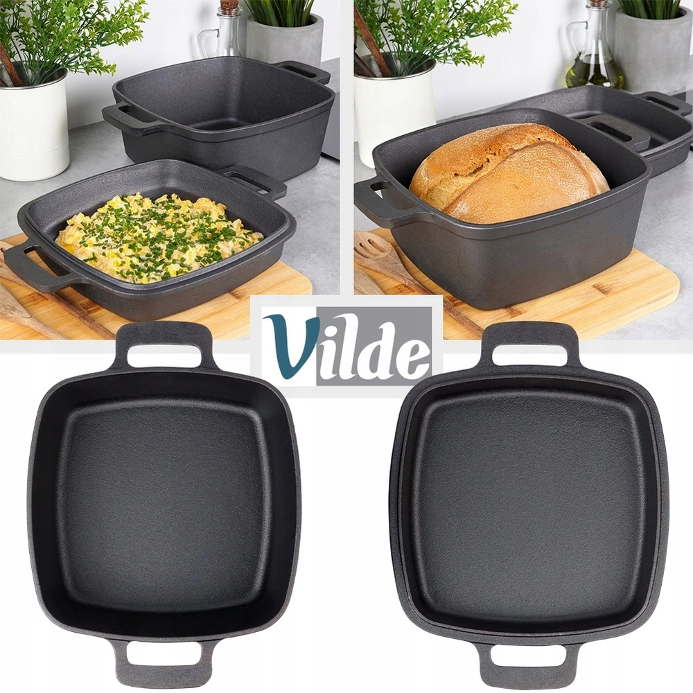 Vilde KETINIS PUODAS SU DANGIU FRY 2IN1 INDUKCINĖMS DUJOMS 25cm 4,5L