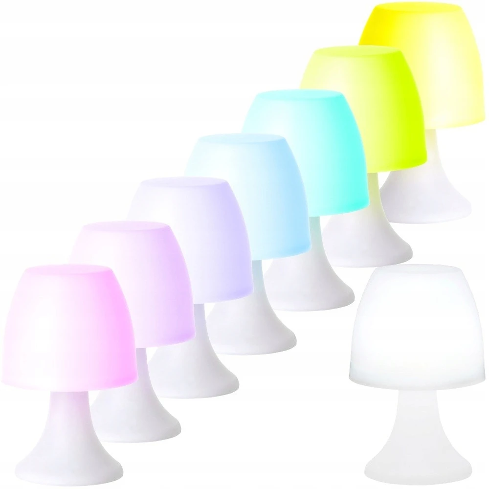 Vilde Naktinė lempa LED MULTIKOLOR KOLOROWA DLA DZIECI DO SYPIALNI BIURKO 19 CM