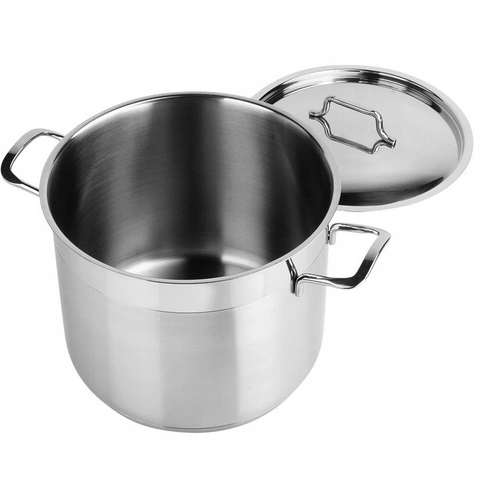 Vilde Nerūdijančio plieno puodas su dangčiu 6.5l, indukcijai ir dujoms