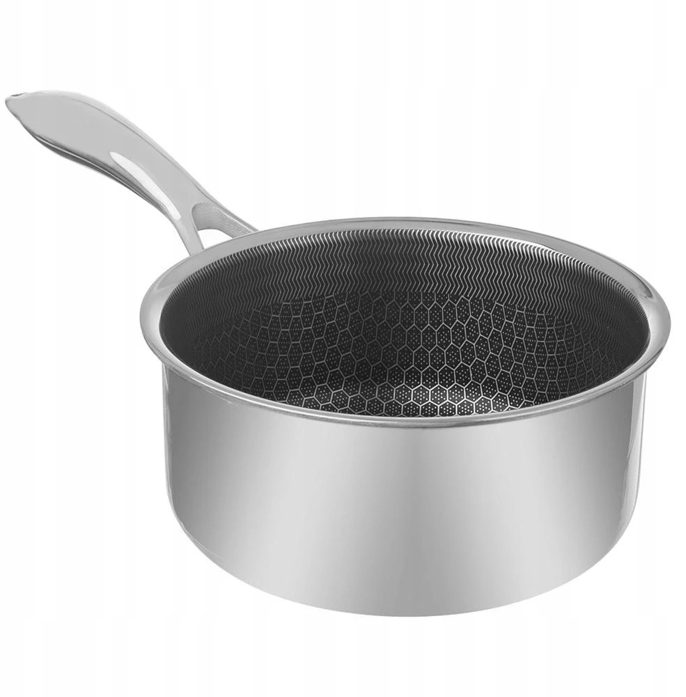 Vilde PLIENINĖ SAUGINĖ KEDA SU nelimpančia DANGA, DUJŲ INDUKCIJA, 16 cm, 1,5 L