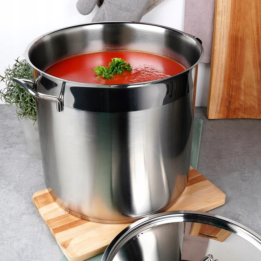 Vilde Plieninis puodas SU DANGIU 30 CM 18 L INDUKCINĖ INDUKCINĖ INDUKCINĖ INDUKCIJA