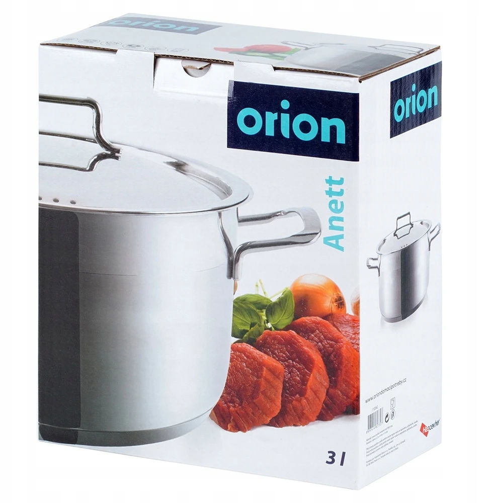 Vilde Plieninis PUODAS SU DANGIU DUJŲ INDUKCINIS ANETT 20 CM 3 L