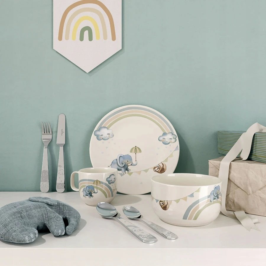 Villeroy & Boch vaikiškas indų rinkinys Walk like an Elephant, 7 dalių