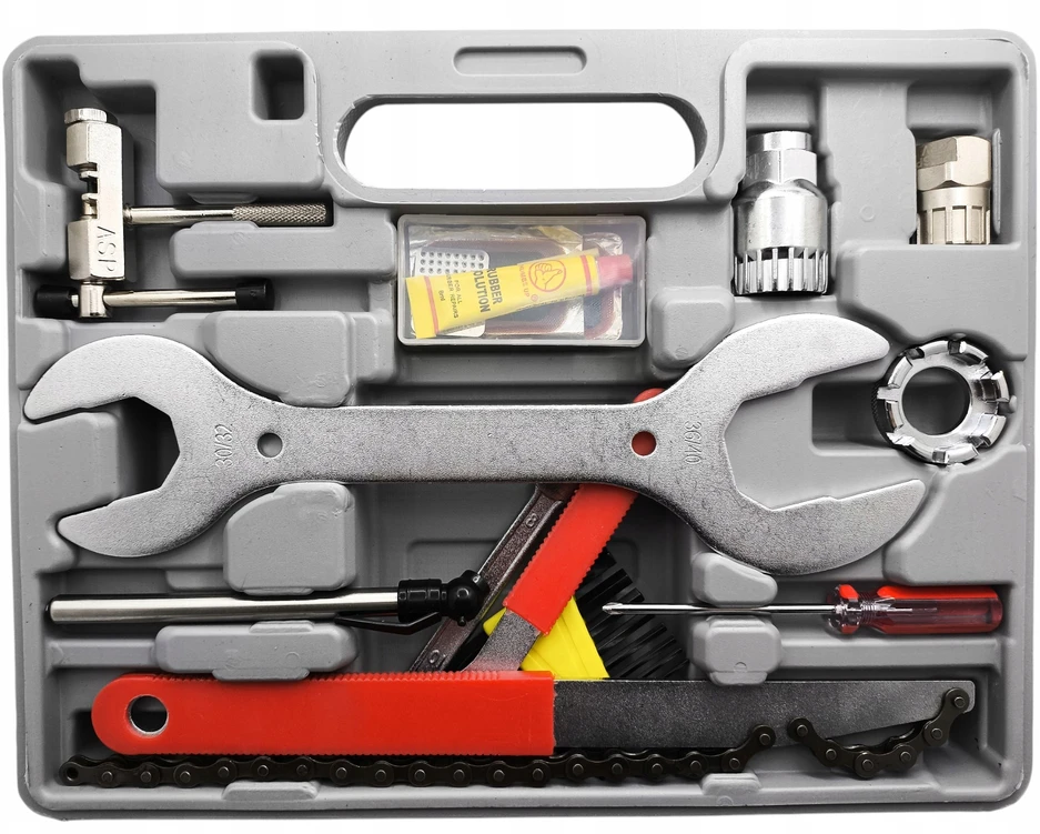 VINI BIKE WRENCHES ĮRANKIŲ RINKINYS 37vnt ĮRANKIŲ DĖŽĖS lagaminas