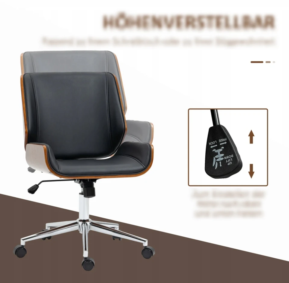 Vinsetto BIURO KĖDĖ, ERGONOMINĖ SUKIMOS KĖDĖS, SUKURIMAS, EKO ODA NAMŲ BIURAS