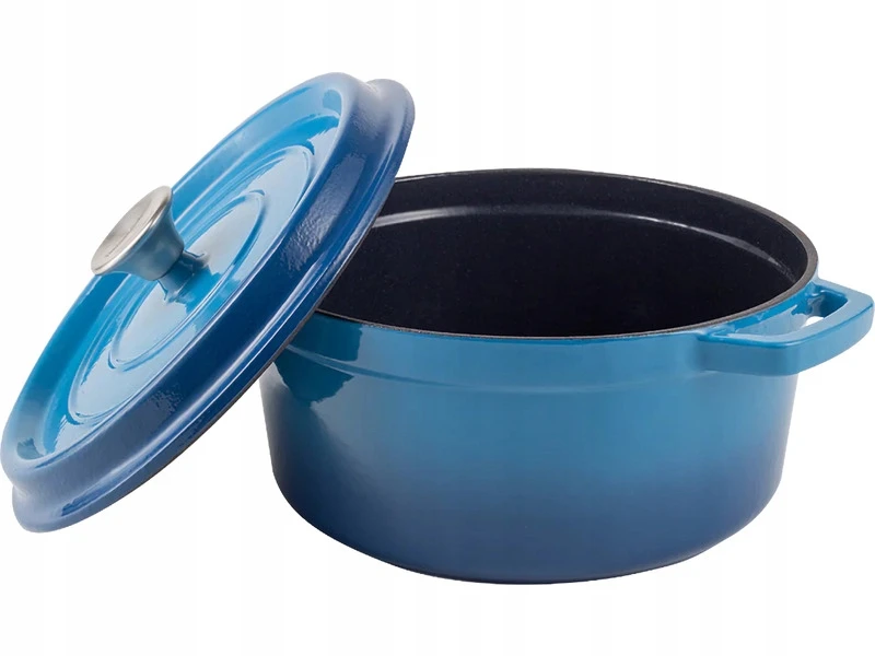 VINTAGE CUISINE puodas VC2P2218BL20CP Mėlyna Ombre 22 cm
