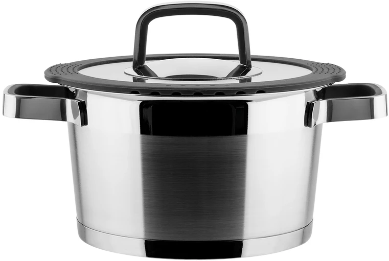 Indukcinis puodas su dangčiu Vinzer Moderno 50072, Ø18 cm, 2,3 l talpa