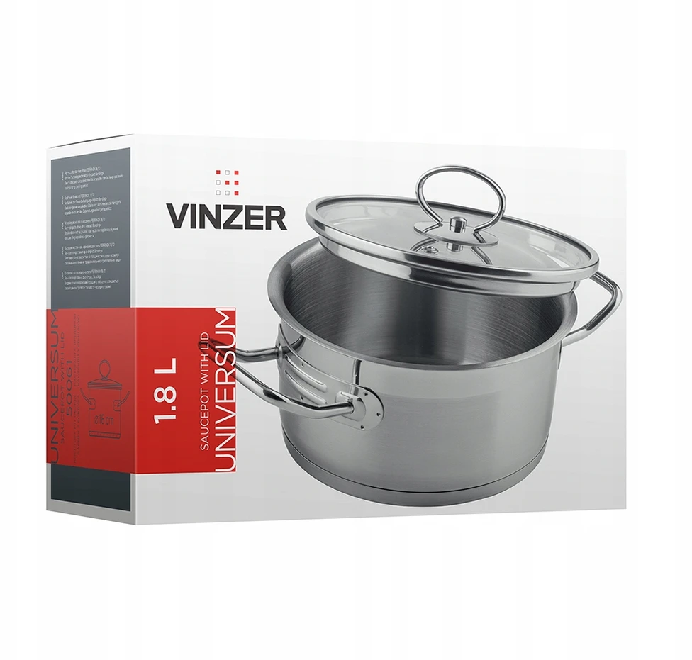 VINZER Puodas su dangčiu 1,8l 16cm