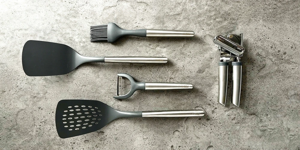 Silikoninis teptukas Vinzer 50206, juodas, 25,5 cm