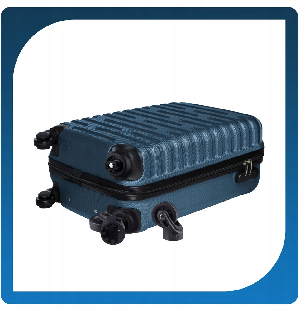 Vip Collection DIDELIS KELIONINIS lagaminas ANT RATAI NUIMAMI RATAI 102L 28" ABS COSTA DBLUE