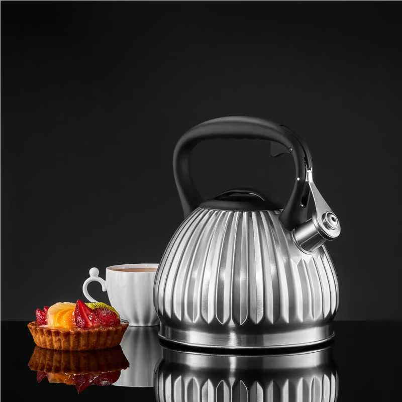 Virdulys 2,5 l CURLY plieno/juodos spalvos Ambition 42776