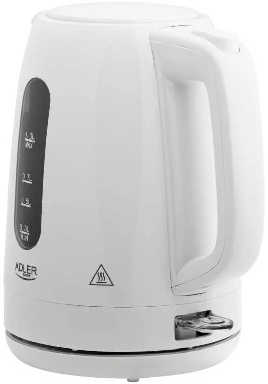 Adler Virdulys | AD 1380 W | Elektrinis | 2200 W | 1 l | Polipropilenas | 360° besisukantis pagrindas | Baltas