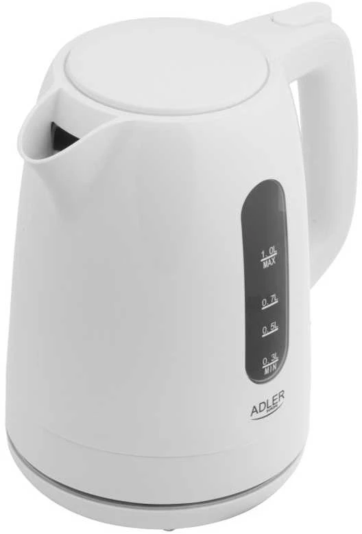 Adler Virdulys | AD 1380 W | Elektrinis | 2200 W | 1 l | Polipropilenas | 360° besisukantis pagrindas | Baltas