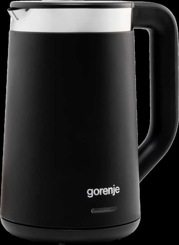 Gorenje | Virdulys | K17TRDW | Electric | 2200 W | 1.7 L | Plastic/Metal | 360° rotational base | Juodas