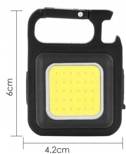 Virone Mini COB LED žibintuvėlis, 400lm, 500mAh, 6500K