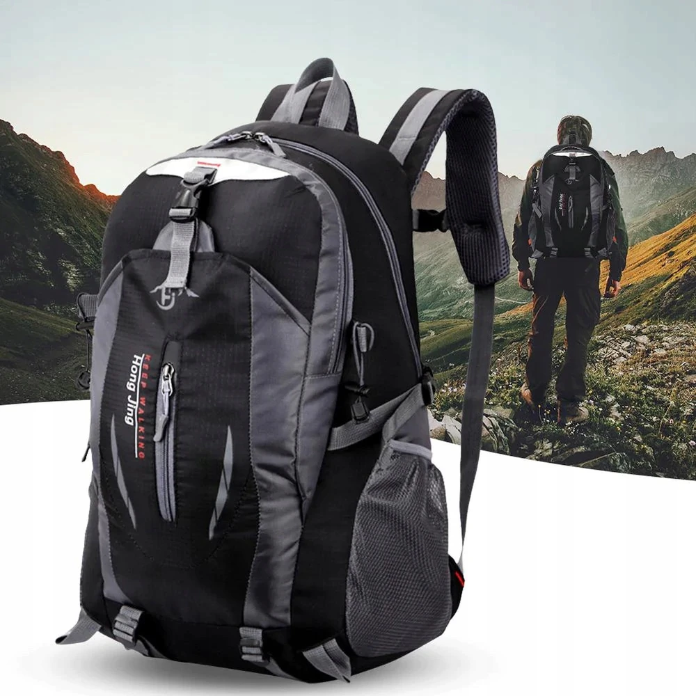 VIRŠKINĖ KUPRINĖ, JUODA, darbui, turistinė, STIPRI, sportinė, 30L
