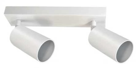 Pakabinamas šviestuvas Bona Electrica Virštinkinis LED šviestuvas GU10, dvigubas, baltas