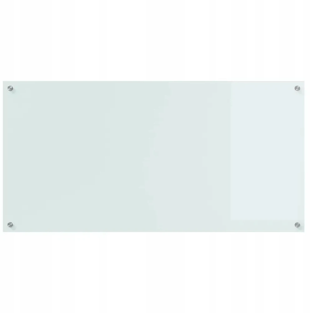 Virtuvės atbraila Balta 120 x 60 cm grūdintas stiklas