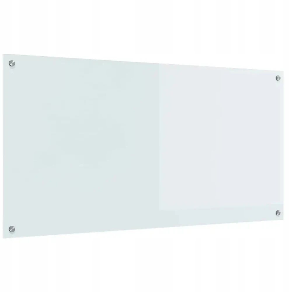 Virtuvės atbraila Balta 120 x 60 cm grūdintas stiklas