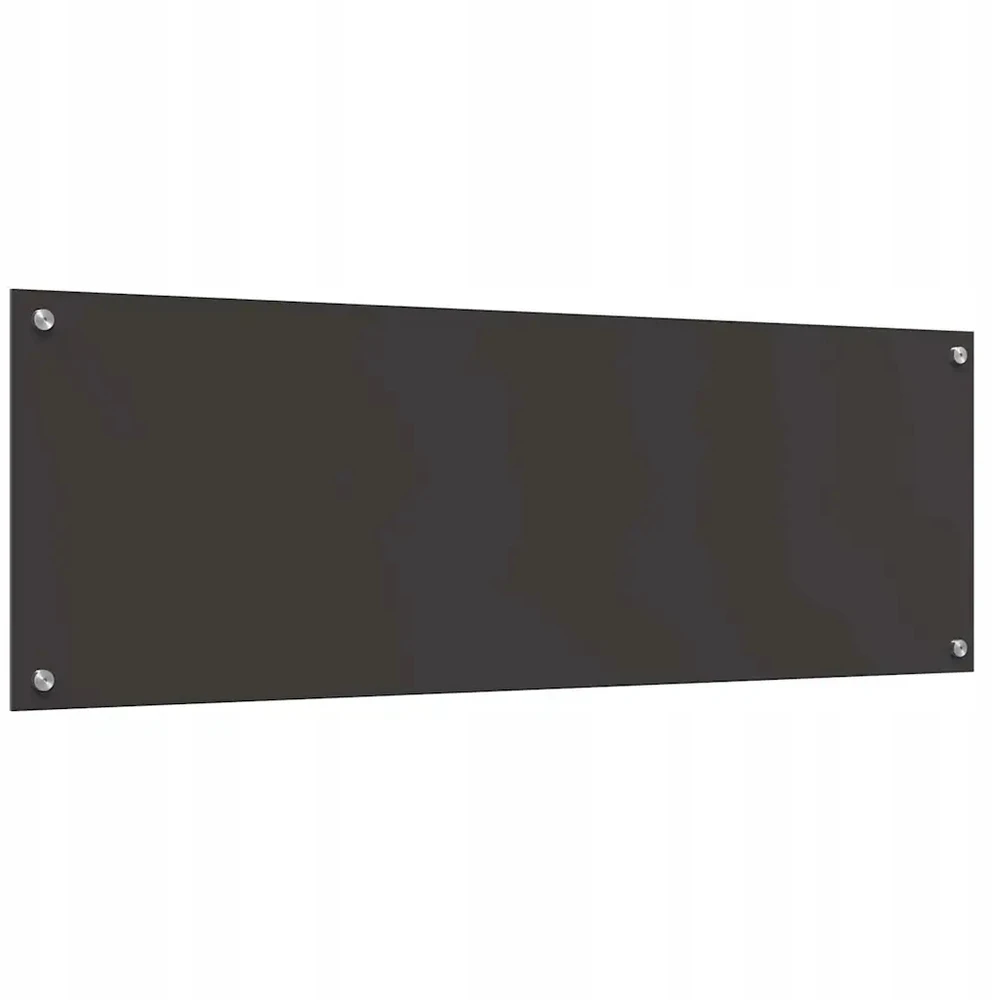 Virtuvės atbraila Tamsiai pilka 120 x 40 cm grūdintas stiklas