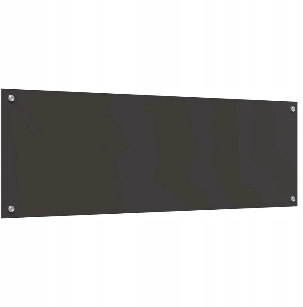 Virtuvės atbraila Tamsiai pilka 120 x 40 cm grūdintas stiklas