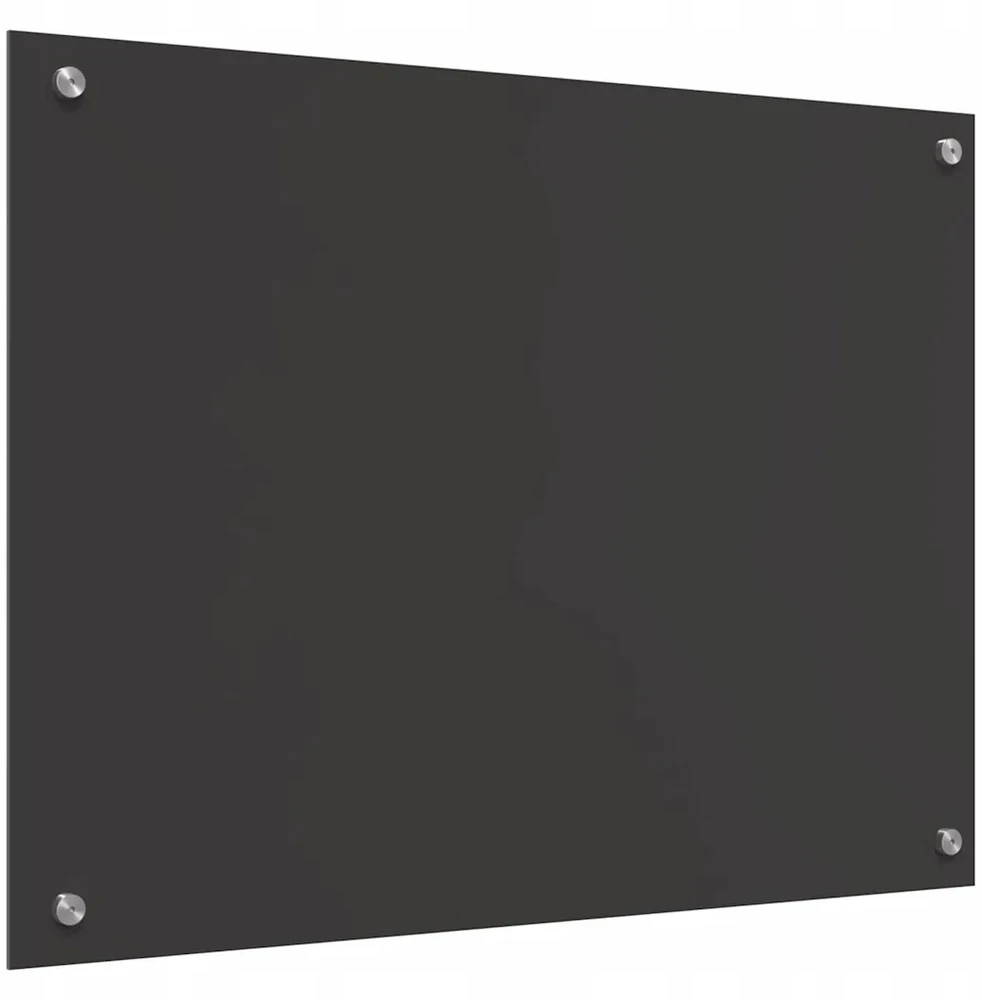 Virtuvės atbraila Tamsiai pilka 80 x 60 cm grūdintas stiklas