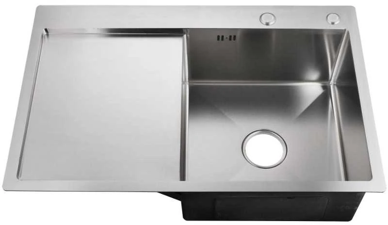 Virtuvinė kriauklė NT AB 780x510mm Nerūdijančio plieno Satino apdaila