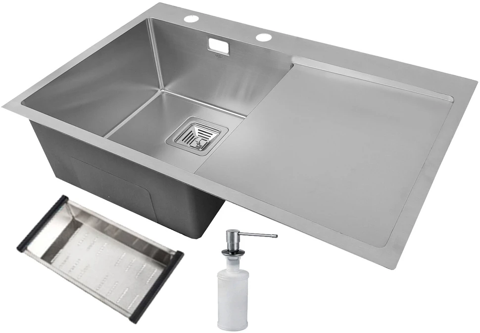 Virtuvinė plautuvė Deante Soul ZEO 351A, decor