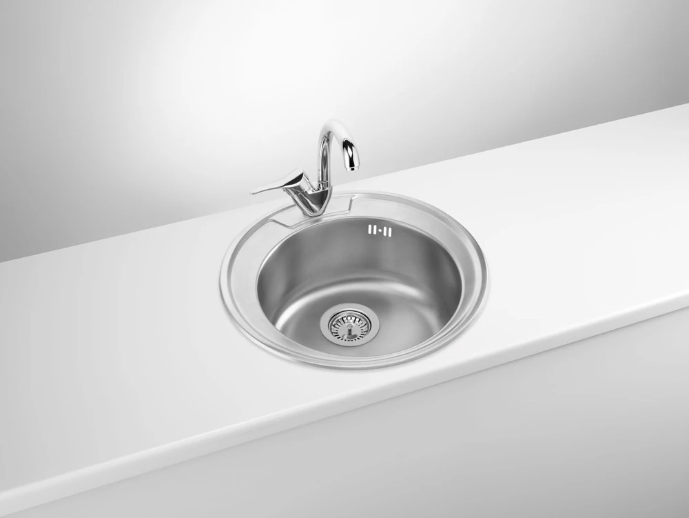 Virtuvinė plautuvė Deante Twist ZHC 0813, satin