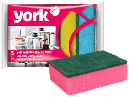 Virtuvinės kempinėlės York 5vnt. Maxi